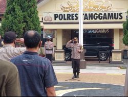 Jelang Malam Takbir, Polres Tanggamus Gelar Apel Kesiapan Pengamanan