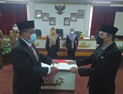 Bupati Lantik Lima Pejabat Pimpinan Tinggi Pratama Pemkab Tanggamus