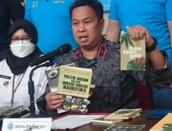 Residivis di Jogja Ditangkap karena Tanam Ganja di Kamar, 13 Buku Jadi Barang Bukti