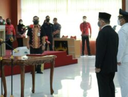 Walikota Bandar Lampung Memberi Sambutan Pada Pelantikan Pejabat Struktural Di Lingkungan Pemerintah Kota Bandar Lampung