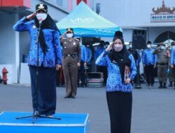Walikota Bandar Lampung Memimpin Langsung Upacara Bendera Dilingkungan Pemerintah Kota Bandar Lampung