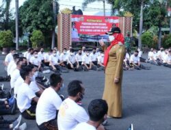 Walikota Bandar Lampung Meninjau Pelaksanaan Pelatihan petugas Pemadam Kebakaran Kota Bandar Lampung