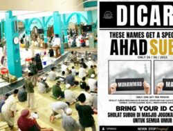 Balas Holywings, Pengurus Masjid di Yogya Bagi-Bagi Hadiah untuk Nama Muhammad dan Maryam