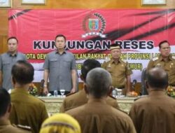 Anggota DPRD Provinsi Lampung Dapil 8 Lakukan Reses ke Pemkab Lamtim