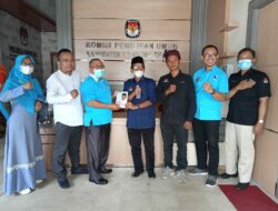 Jajaran Pengurus DPD Partai Gelora Indonesia Kab. Lampung Tengah Silaturahmi ke KPU Kab. Lampung Tengah