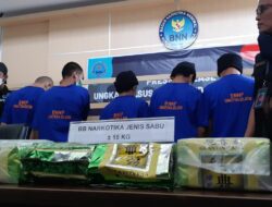 Belasan Bandar Narkoba Jaringan Internasional di Lampung Diringkus