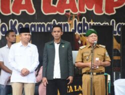 Bupati Lamtim Buka Acara Karnaval dan Resmikan Lapangan Desa Sriwangi