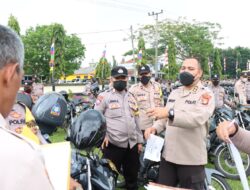 Tim Supervisi Biro Logistik Polda Lampung Melakukan Supervisi Di Polres Lampung Timur
