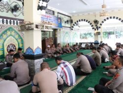 Sambut Tahun Baru Islam 1444 H Polres Lampung Timur Gelar Doa Bersama