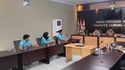 DPD Gelora Lampung Utara Gelar Audiensi ke KPU