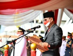 Ketua DPRD Provinsi Lampung Menjadi Petugas Pembacaan Teks Proklamasi dalam Rangka HUT RI ke-77