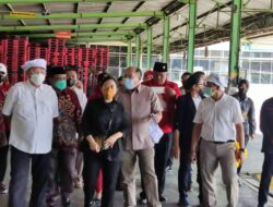 Mingrum Gumay Dampingi Puan Maharani Lakukan Pelepasan Ekspor Nanas di GGP