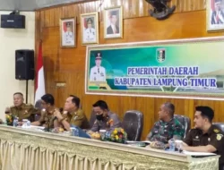 Wabup Lamtim Pimpin Rapat Persiapan Pelaksanaan HUT 77 Tahun Republik Indonesia