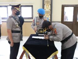 Kapolres Lampung Timur Pimpin Sertijab Kabag Ops Polres Lampung Timur