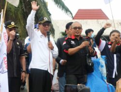 Mingrum Gumay Temui Massa Gedor 809 yang Tolak Kenaikan BBM