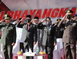 Mingrum Gumay Hadiri Peringatan HUT Bhayangakara ke 76