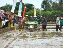 Pemerintah Kabupaten Lampung Tengah Mendukung Penuh Program Pencanangan Gerakan Percepatan Tanam Padi