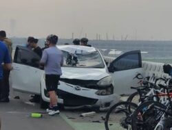 Pengemudi Mobil Sedan yang Tabrak 6 Pesepeda di PIK Jadi Tersangka !