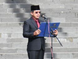Hadiri Perayaan Kesaktian Pancasila, Mingrum Gumay Bacakan Ikrar Pancasila
