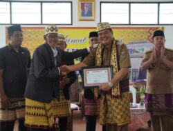 Selamat! Bupati Lampung Tengah Dapat Gelar Suttan Nimbang