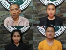 Partner in Crime! Dua Pasangan Ditangkap Sat Narkoba Polres Lamtim Usai Terlibat Penyalahgunaan Narkoba
