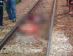 Seorang Pria Tanpa Identitas Tewas Terlindas Kereta Babaranjang Bandar Lampung