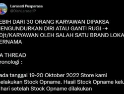 Viral ! Curhat Pegawai Dipaksa Resign atau Ganti Rugi, The Goods Dept & Erigo Terseret