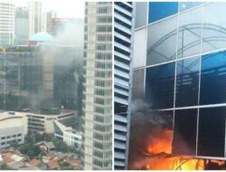 Gedung Kemenkumham Jakarta Selatan Kebakaran