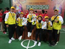 Cabor Sepak Takraw Lapung Tengah Raih 4 Medali Perunggu