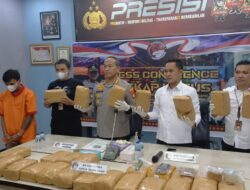 Polisi Berhasil Gagalkan Penyelundupan 30 Kg Ganja ke Palembang