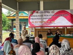 Wakil Ketua I DPRD Lampung Elly Wahyuni Ajak Masyarakat Memahami Peraturan Daerah