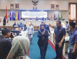 Rapat Paripurna DPRD Provinsi Lampung Lanjutan Pembicaraan Tingkat I Dihadiri Oleh Nunik Wagub Lampung