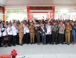 Ciptakan Situasi Yang Sejuk dan Damai, 138 Cakades di Lamsel Ikuti Deklarasi Damai