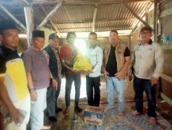 Kembali Ulurkan Tangan, Camat Effendi Beri Bantuan Kepada Usman Pengidap Penyakit Kelenjar Getah Bening