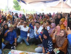 Sambangi Jati Agung, M. Junaidi Dikawal Haidir Bujung dan Rombongan Artis Ibukota