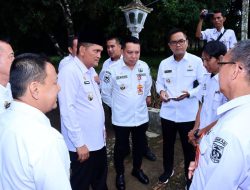 Pj. Bupati Lampung Utara Meninjau Kesiapan Kunker Gubernur Lampung