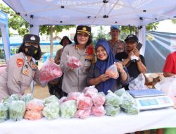 Polres Pesawaran Gelar Pasar Murah