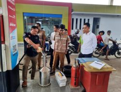 Polres dan Perindag Pesawaran Sidak SPBU