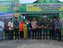 Pj Bupati Lampung Utara Lakukan Peninjauan Pos Pantau Arus Mudik