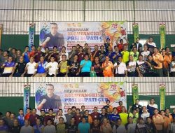 Pj. Bupati Lampung Utara Membuka Kejuaraan Bulu Tangkis PBSI Bupati Cup 2024