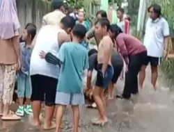 Tragis!!! Anak SD Meninggal Terpeleset Masuk Parit di Rajabasa Raya Bandar Lampung