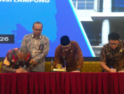 Ketua DPRD Provinsi Lampung Hadiri Sekaligus Berikan Sambutan Acara Penyerahan LHP Semester II Tahun 2025 Oleh BPK RI