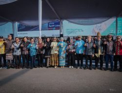 Puncak Festival Krakatau XXXV 2026, Gubernur Mirza Flag Off Lampung Tapis Karnaval